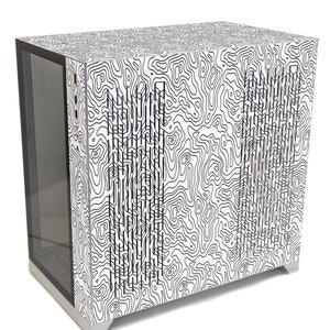 Topos, Hypnotic Lian Li O11D PC Case Skin | Custom Computer Case Skin Decal | Custom Fit, Custom Design, Best Selling Skin Pattern