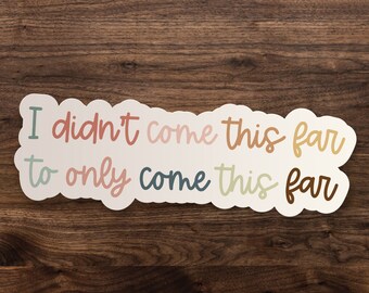 Come This Far Quote Etsy