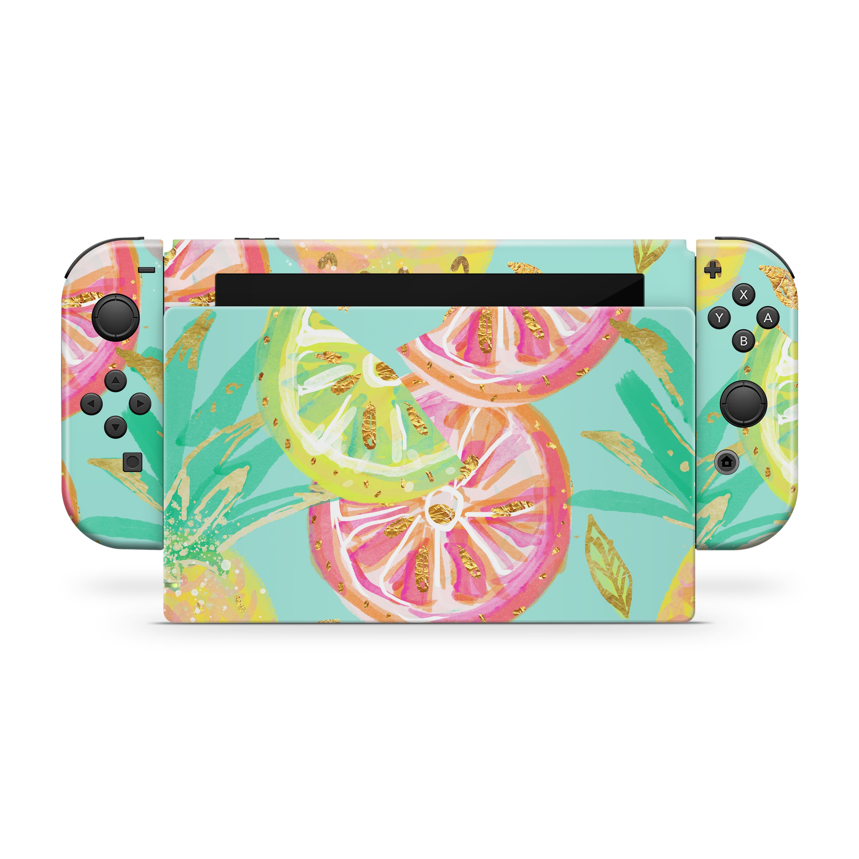 Nintendo Switch Skin // Summer Fruit Design // 3M High Quality Etsy