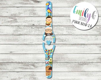 Balloon House Disney Magic Band 1.0 or 2.0 Decal or Skin | Custom Waterproof MagicBand Wrap