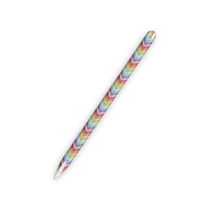 Apple Pencil Skin Chevron Rainbow // High Quality 3M Vinyl Decal Wrap & Overlaminate // Available for the Apple Pencil 1 or Apple Pencil 2