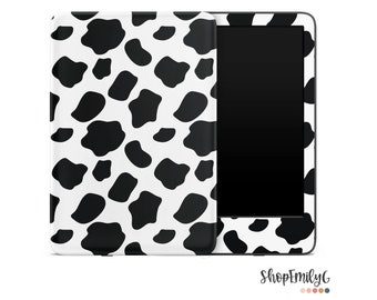 Cow Print Animal Kindle Decals Sticker Skin | Vinyl Wrap For Kindle Paperwhite, Oasis, eReader | Book Lover Gift | As seen on Booktok