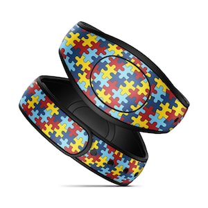 Autism Awareness Vinyl Decal Skin for Disney MagicBand+ and MagicBand 2.0 | Waterproof Magic Band Sticker Wrap