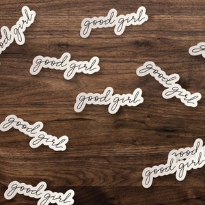 Good Girl Bookish Sticker | Kindle Sticker, Book Lover Vinyl, Laptop Decal,  Booktok, Book Lover, Aesthetic, Preppy