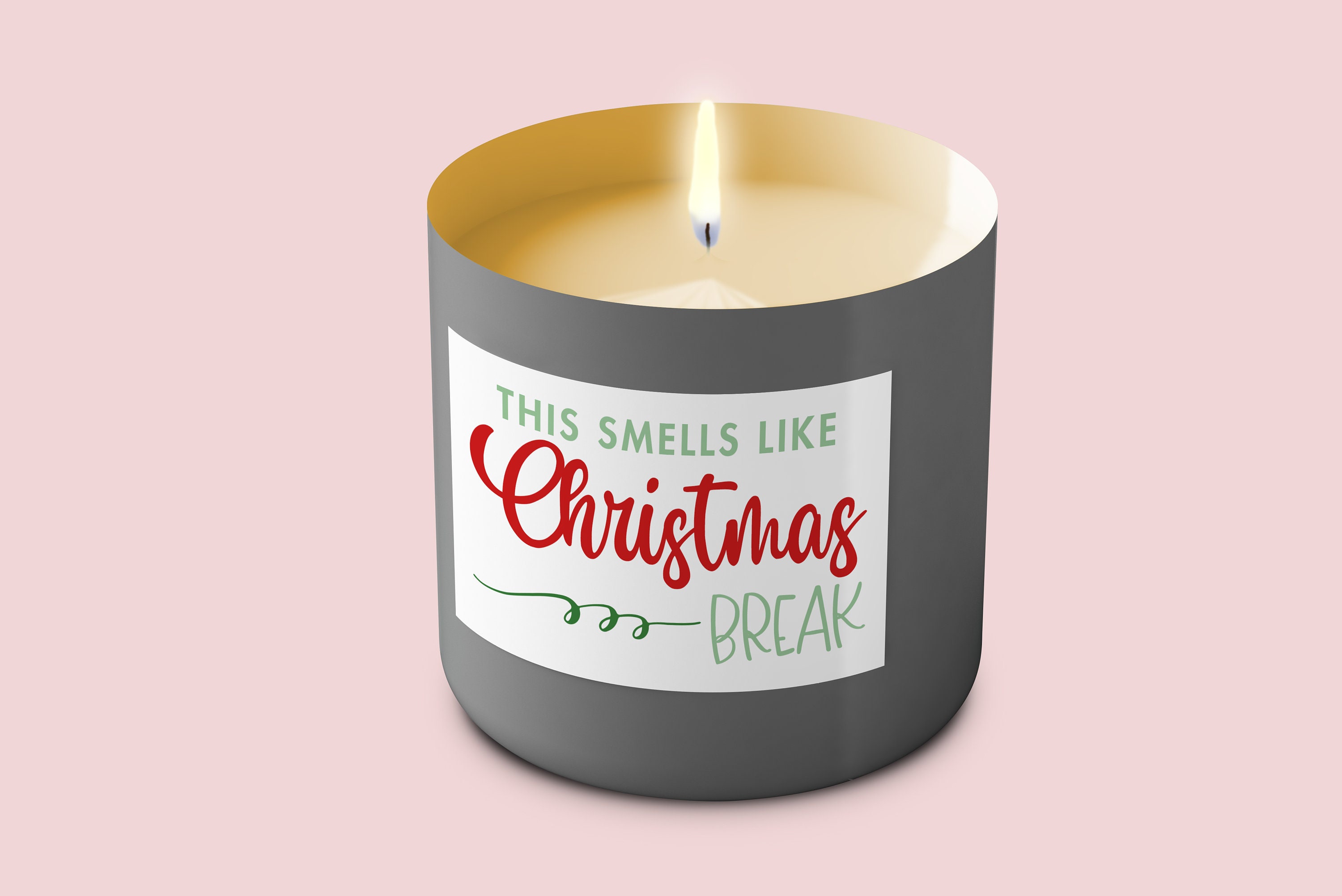 Christmas Candle Stickers, 1 PNG Printab Graphic by Magic world of