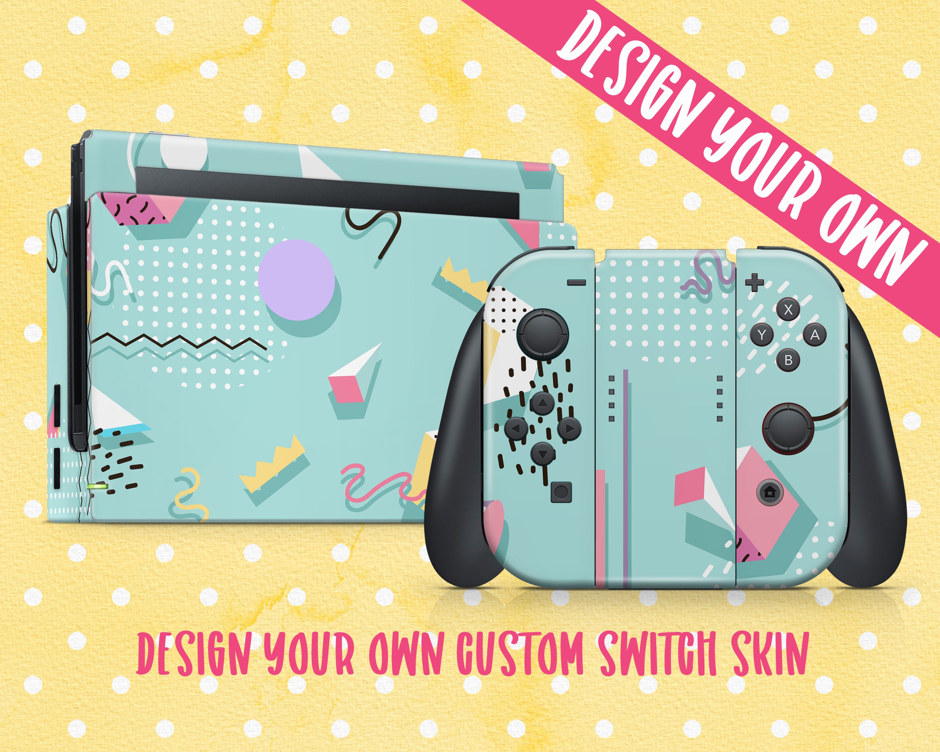 Design Your Own Custom Nintendo Switch Skin Custom Nintendo Switch 