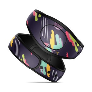 Vintage Retro Magic Band Decal | Patterned MagicBand Decals | MagicBand 2 | Available in Glitter | RTS Ready To Ship