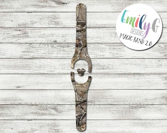 Camouflage Disney Magic Band 1.0 or 2.0 Decal | Custom Waterproof MagicBand Wrap | RTS Ready To Ship | Original MagicBand Decal