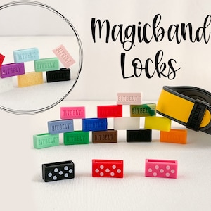 Adult Magic Band Locks for Disney MagicBand 2.0 | Magic Band 2.0 Holder | Bitbelt Protector Locks for MagicBand 2 | Fits NEW MagicBand PLUS!