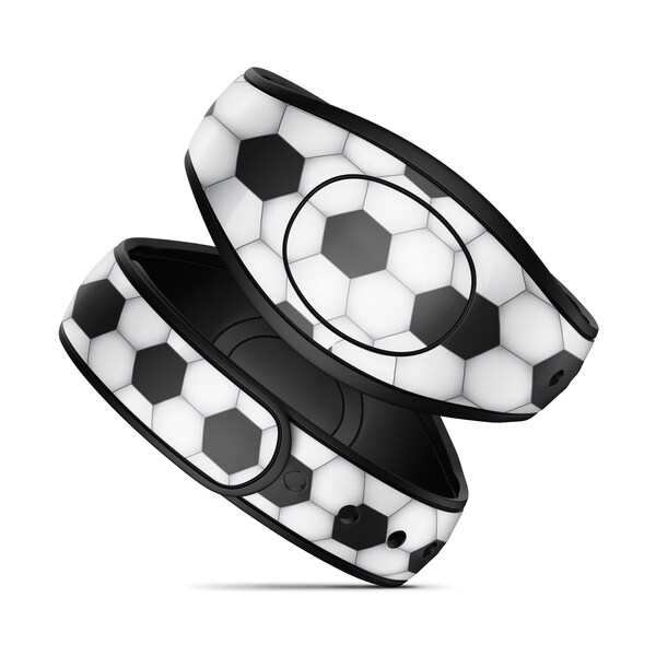 Magic Band Decal | Soccer ball Sports Pattern Magic Band 2 Skin | RTS Ready To Ship | Fits Adult & Child Bands | Available in Glitter!