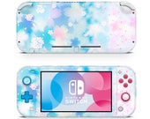 Nintendo Switch Lite Skin // Floating Cherry Blossom Design