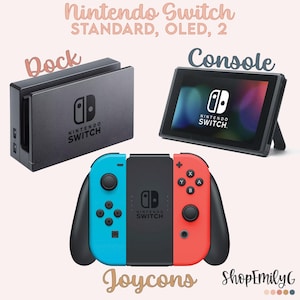 a nintendo switch and a nintendo switch console
