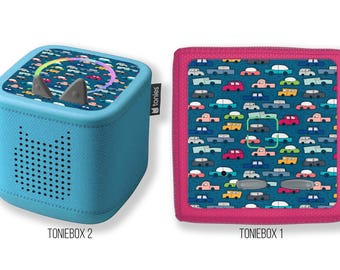 Trucks and Cars Toniebox Tonie Decal Sticker Wrap | Toniebox Accessories