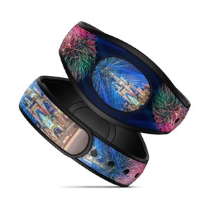 Happily Ever After Castle Fireworks Disney MagicBand 2.0 and PLUS Decal Sticker Wrap - Fits Adult & Kids!