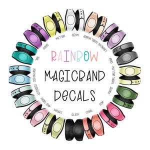 Solid Color Pastel Vinyl Decal Skin for Disney MagicBand+ and MagicBand 2.0 | Waterproof Magic Band Sticker Wrap