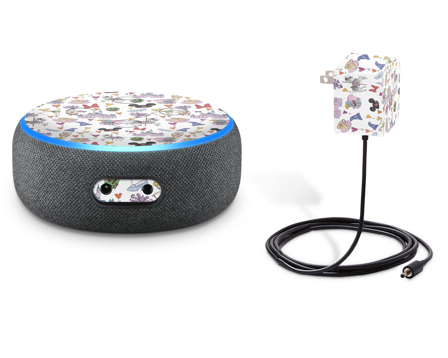 Tu calcomanía de vinilo de diseño personalizado compatible con  Echo  Dot 3-3ª generación Alexa – Decoraciones para tus altavoces de casa