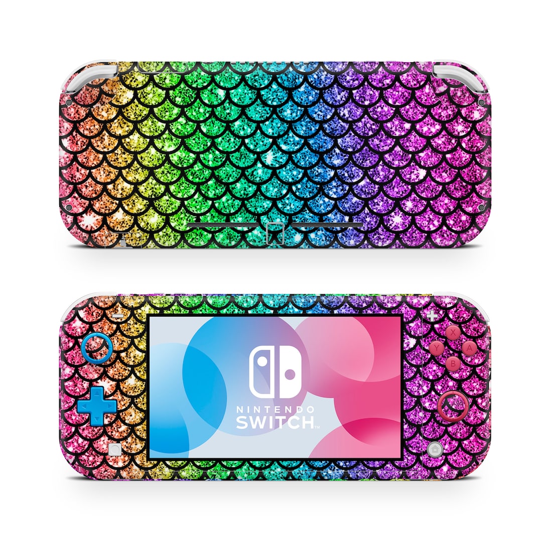 Nintendo Switch Lite Skin Decal Mermaid Rainbow Ombre - Etsy