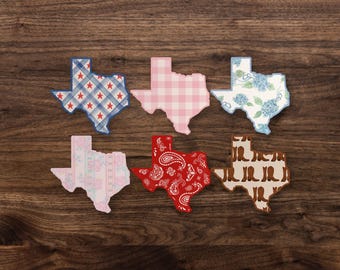 Texas USA State Patterned Sticker | Vinyl Decal for Laptop. Kindle, or Car