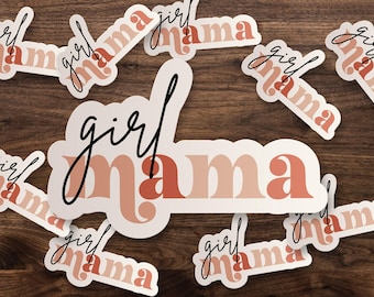 Girl Mama Mom Esthetische Waterdichte Matte Sticker voor Kindle, Laptop, Autosticker