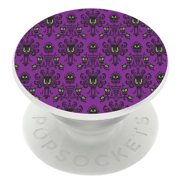 Haunted Wallpaper Mansion Custom Aufkleber Haut für Popsocket | Phone Grip Aufkleber Aufkleber | Vinyl Aufkleber für Pop Sockel