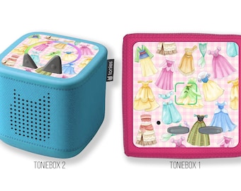 Princess Gingham Toniebox Tonie Decal Sticker Wrap | Toniebox Accessories
