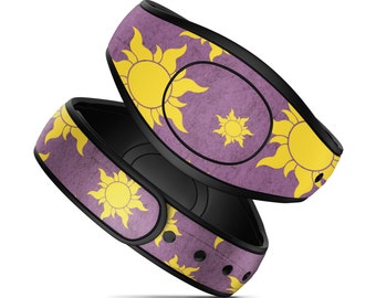Golden Sun Vinyl Decal Skin for Disney MagicBand+ and MagicBand 2.0 | Waterproof Magic Band Sticker Wrap | RTS Ready To Ship