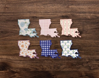 Louisianna USA State Patterned Sticker | Vinyl Decal for Laptop. Kindle, or Car