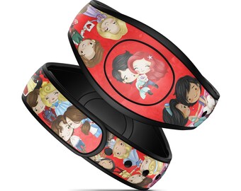 Love is in the Air Disney MagicBand 2.0 and PLUS Decal Sticker Wrap - Fits Adult & Kids!