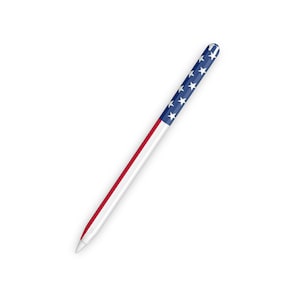 Apple Pencil Skin American Flag // High Quality 3M Vinyl Decal Wrap & 3M Overlaminate // Available for the Apple Pencil 1 or Apple Pencil 2