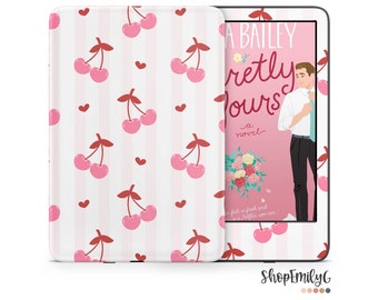 Coquette Cherries Kindle Decals Sticker Skin | Vinyl Wrap For Kindle Paperwhite, Oasis, eReader | Book Lover Gift | As seen on Booktok