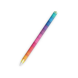 Apple Pencil Skin Rainbow Stripe // High Quality 3M Vinyl Decal Wrap & Overlaminate // Available for the Apple Pencil 1 or 2 Gen