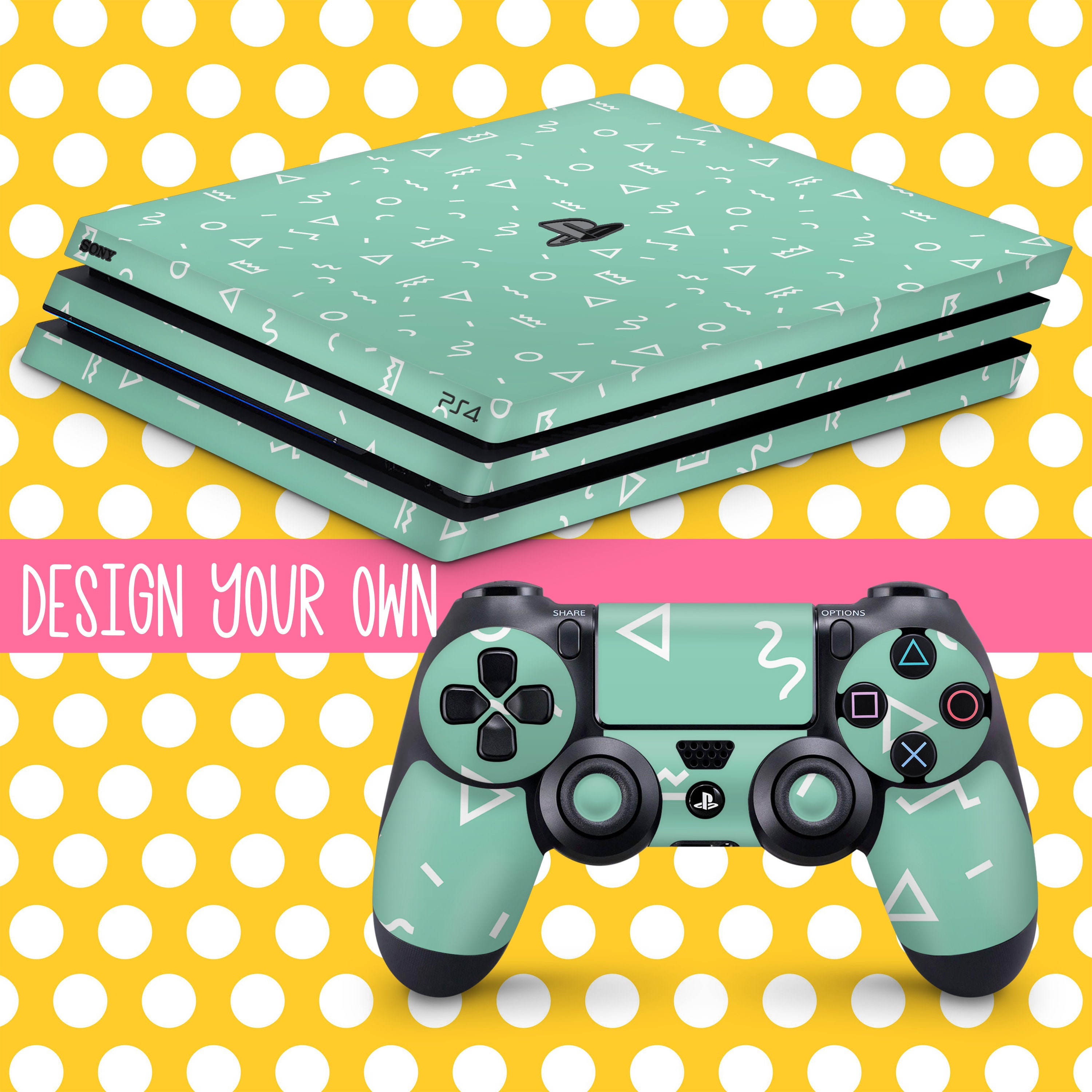 Playstation Pro Skin DESIGN YOUR OWN // Best Selling Etsy
