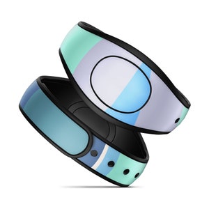 Toothpaste Wall Magic Band Decal | Blue Wall Magic Band 2 Decal | Glitter or Glow In The Dark Magic Band Skin | RTS Ready To Ship