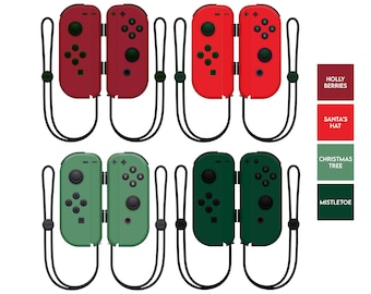 Christmas Colors Mix & Match Joy-Con Skin Wrap for Nintendo Devices Switch 2, Standard, OLED  Decal Wrap for Joycons
