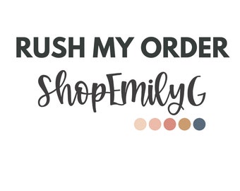 SNEL MIJN BESTELLING! | Shop Emily G Bestel spoedoptie | Productietijd: 1 werkdag