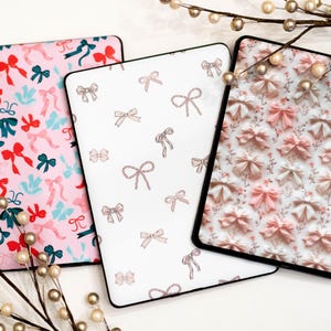 Beige strikjes Kindle Skin Wrap voor Amazon Fire, Paperwhite, Oasis, Scribe, Kobo, Colorsoft afbeelding 4