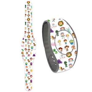 Magic Band 2 Decal |  All My Favorite Toys MagicBand 2.0 Decal | Waterproof Skin | RTS Ready To Ship | Glitter or Glow in the Dark