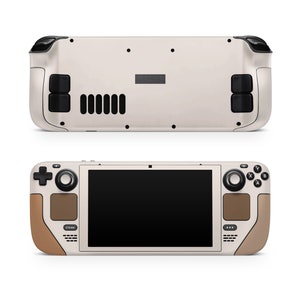 Steam Deck Vinyl Skin | Brown Tones Neutral Aesthetic Steam Deck Skin | Neutral Steam Deck Pattern | Gaming Wrap