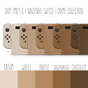 Creme em tons neutros, película protetora para dispositivos Nintendo Switch | Standard, OLED, 2, Lite