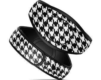 Houndstooth Vinyl Decal Skin for Disney MagicBand+ and MagicBand 2.0 | Waterproof Magic Band Sticker Wrap