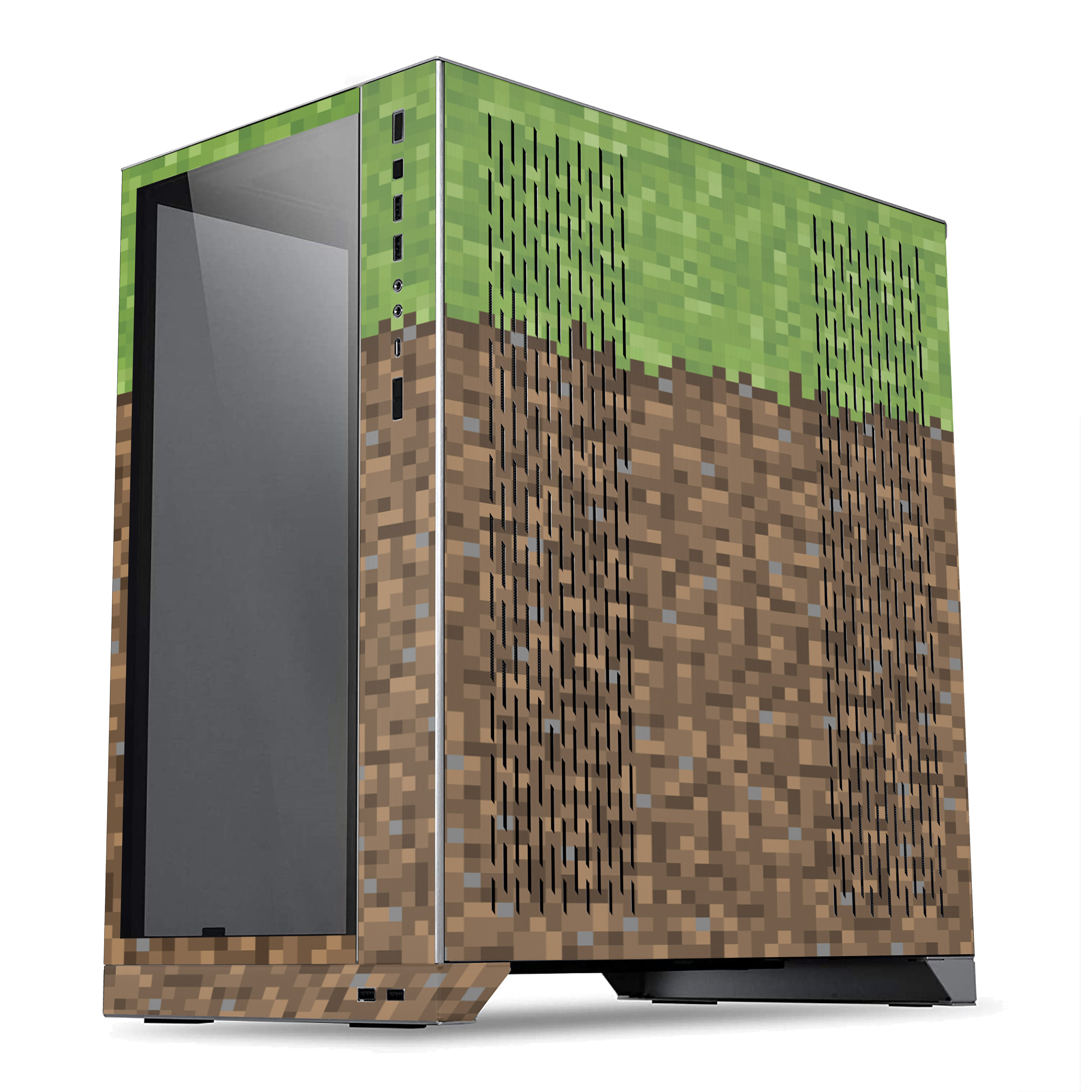 Dirt Block Lian Li O11D XL PC Case Skin | Custom Computer Case Skin Decal | Custom Fit, Custom Design, Best Selling Skin Pattern