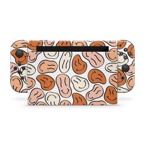 Boho Smiley Face Skin Wrap for Nintendo Switch Devices | Standard, OLED, 2, Lite