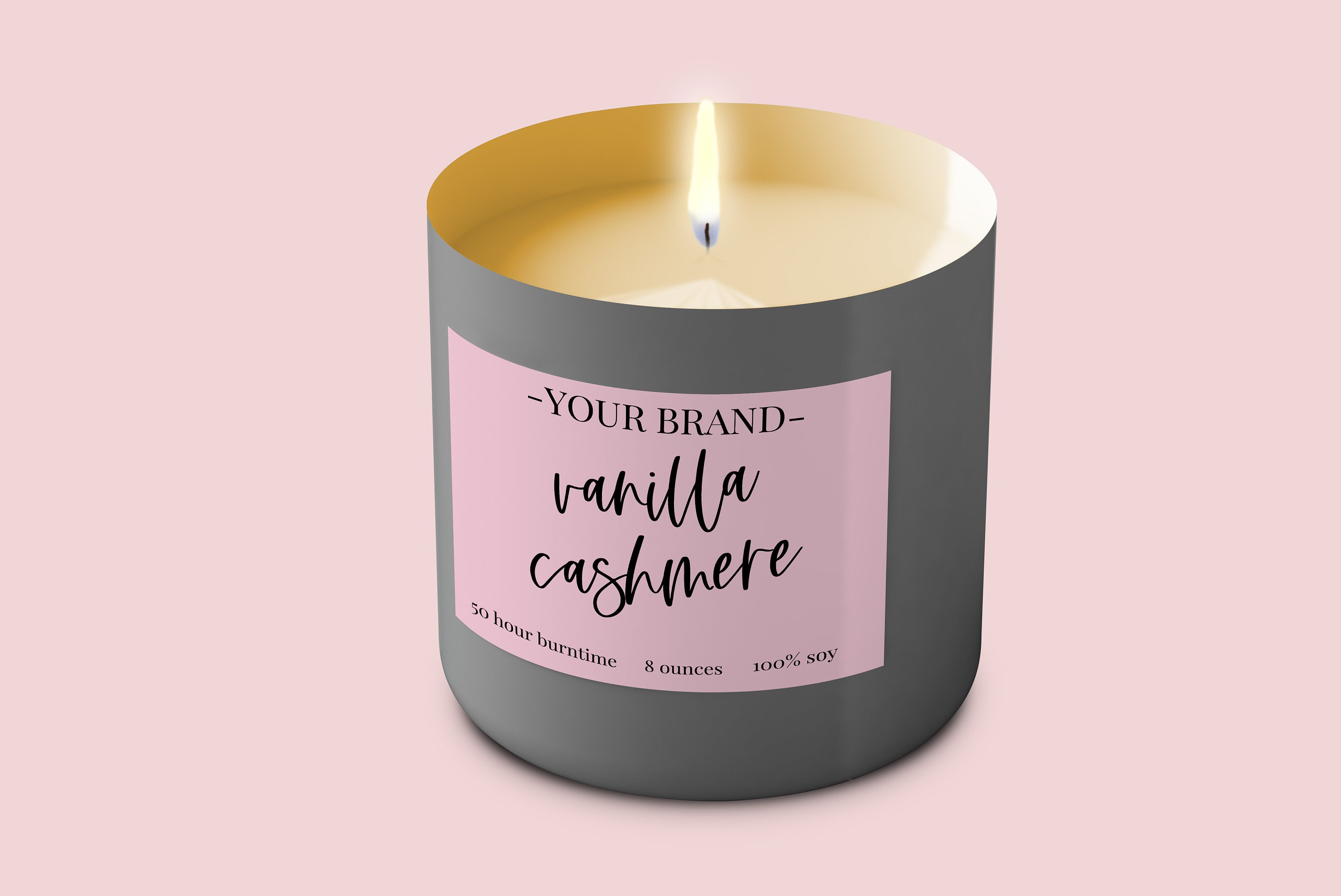 Custom Brand Name Large Candle Label Custom Candle Label picture
