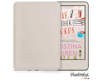 Natural Kindle Decals Sticker Skin | Vinyl Wrap For Kindle Paperwhite, Oasis, eReader | Book Lover Gift | As seen on Booktok