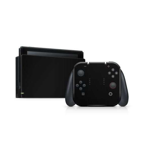 Solid Black Skin Wrap for Nintendo Switch Devices | Standard, OLED