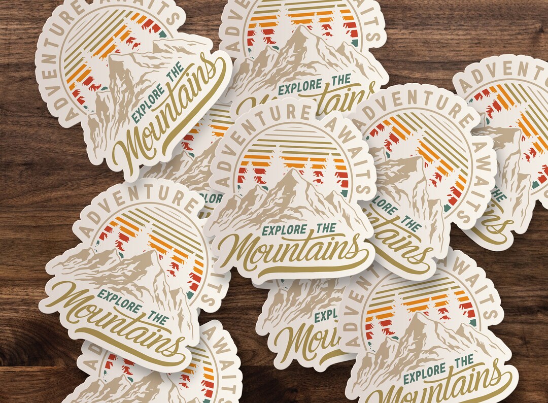 Adventure Awaits Sticker Sticker | Vinyl Decal for Laptop. Kindle, or ...