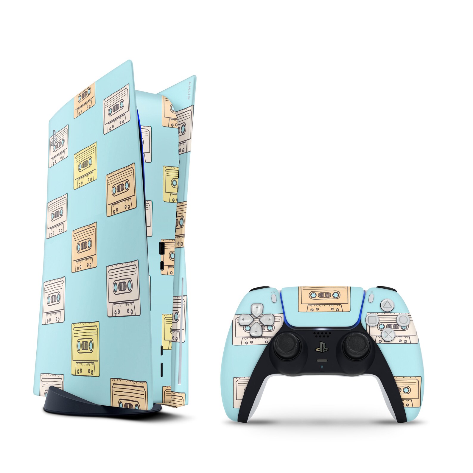 Playstation 5 Skin // Cassette Tapes // Best Selling Vinyl Etsy