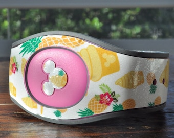 Magic Band Decal | Glitter Dole Whip Inspired MagicBand Decal | Magic Band 2.0 Decal | RTS Ready To Ship