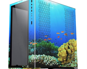Aquarium Lian Li O11D XL PC Case Skin | Custom Computer Case Skin Decal | Custom Fit, Custom Design, Best Selling Skin Pattern