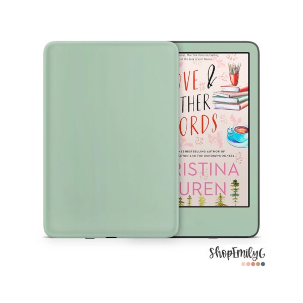 Kindle Sage Green Stickers Etsy